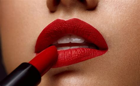 chanel red lipstick with blue undertones